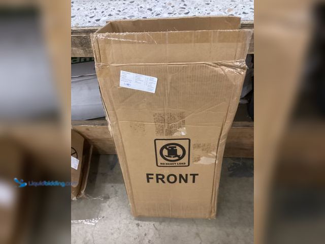 Lot 49-3528075 - Metal Jet Black Safe With Keypad. Item is used.