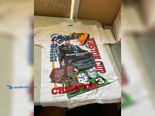 Lot 49-5515554 - Other BRAND NEW OLD SCHOOL DALE EARNHARDT WINSTON CUP FULL ART T-SHIRT SIZE M
