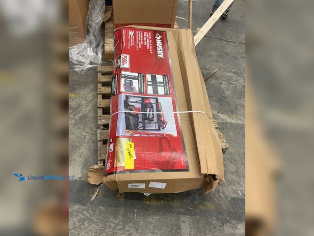 Lot 49-5453688 - Husky 3-Shelf Metal Industrial Duty Freestanding Garage Storage Shelving Unit in Black (65 in. W x 5...