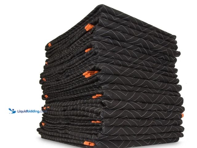 Lot 49-2024826 - WEN 72-Inch by 80-Inch Heavy Duty Padded Moving Blankets, 12-Pack, Model# 272812, MSRP $87.27, Sligh...