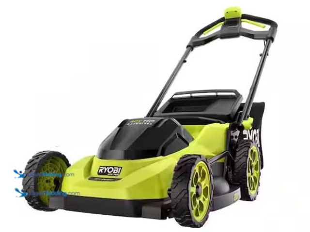 Lot 49-5581465 - RYOBI 40V HP Brushless 20 in. Cordless Battery Walk Behind Push Lawn Mower (Tool Only), Model # RY40...