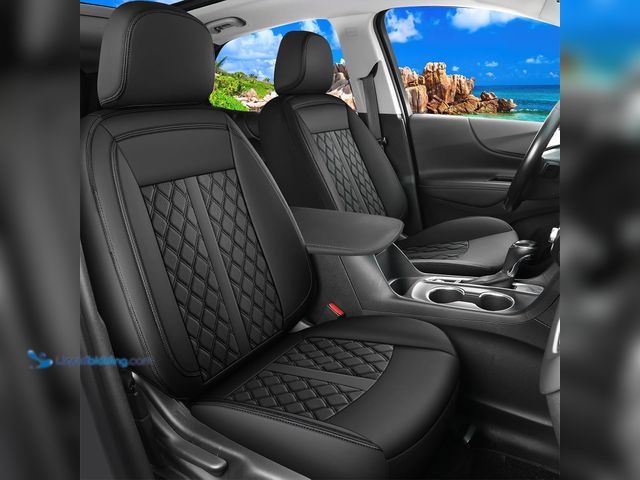 Lot 49-5544554 - Huidasource Chevy Colorado Seat Covers, Full Coverage Leather Pickup Seat Cushion Cover Accessories ...