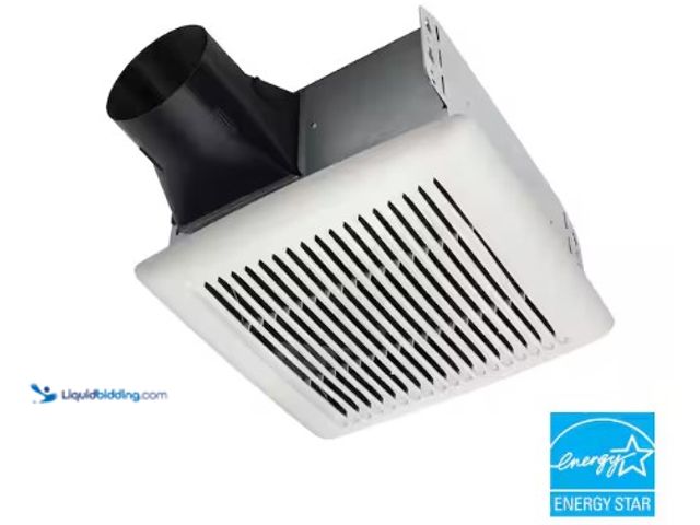 Lot 49-1625622 - Broan-NuTone Flex Series 80-110 Selectable CFM, Room Side Installation, Bathroom Ceiling Exhaust Fan...