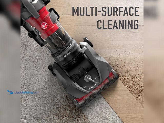 Lot 49-5559187 - Hoover Rewind Pet Upright Bagless Vacuum Cleaner for Carpet and Hard Floors, Automatic Cord Rewind, ...