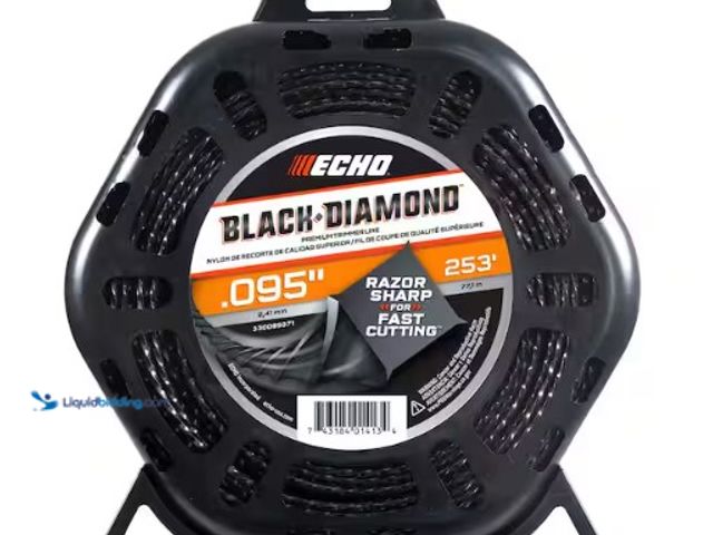 Lot 49-2004128 - Lot of (2) ECHO .095" Black Diamond Trimmer Line (253 ft.) Large Clam, Model # 330095071, New.  Ref#...