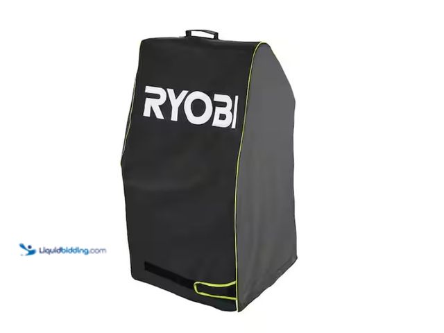 Lot 49-3613804 - RYOBI Weatherproof, UV Resistant Cover for 20 in. and 21 in. Walk Behind Lawn Mowers, Model # ACMC02...