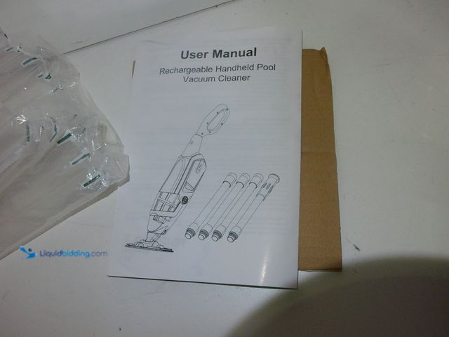 Lot 49-3472644 - EFURDEN Pool Vacuum for Above Ground Pool, Cordless Handheld Rechargeable Pool Cleaner with Running ...