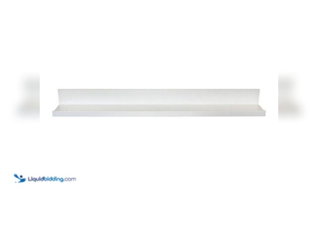 Lot 49-5413880 - inPlace
35.4 in. W x 4.5 in D x 3.5 in H White MDF Picture Ledge Floating Wall Shelf NEW