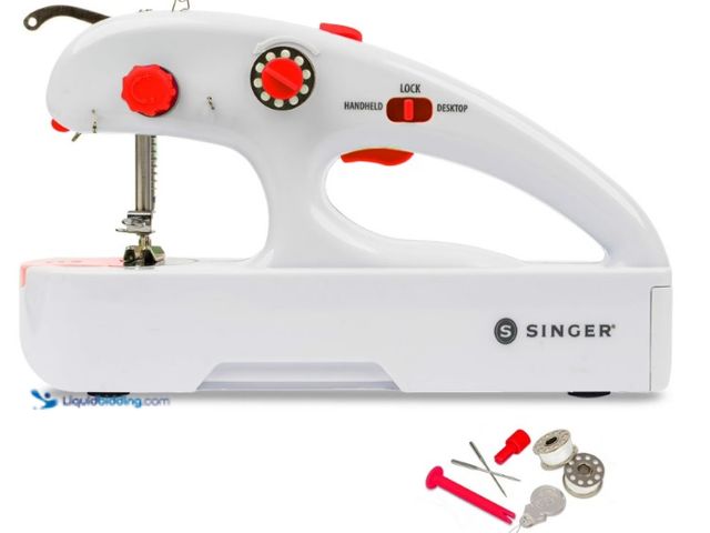 Lot 49-1625846 - Lot of (2) SINGER Stitch Quick Plus Cordless Handheld Portable Mending Machine for Sewing Repairs, T...
