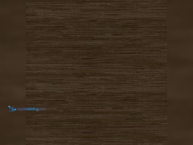 Lot 49-2003595 - Approx. (60) sq. ft. of SOCIETY SOCIAL Chocolate Classic Faux Grasscloth Brown Textured Peel and Sti...