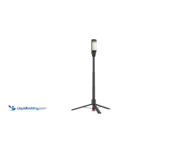 Lot 49-2024419 - Lot of (4)- Husky 800 Lumen LED Rechargeable Detachable Tripod Work Light. Model # K40526. MSRP $96....