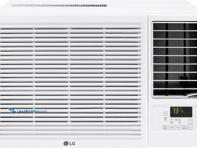 Lot 49-3535295 - LG 12,200 BTU Window Air Conditioner with Supplemental Heat, 230/208V, Cools 570 Sq.Ft. (19' x 30' R...