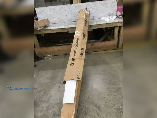 Lot 49-5478578 - Large Slat Wall Panel Item is unused with dents in corners