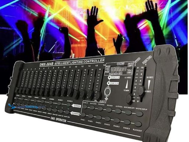 Lot 49-5436406 - DMX 384B Controller Stage Light Controller DMX Lighting Console for Event Party Show DJ Disco Club. ...