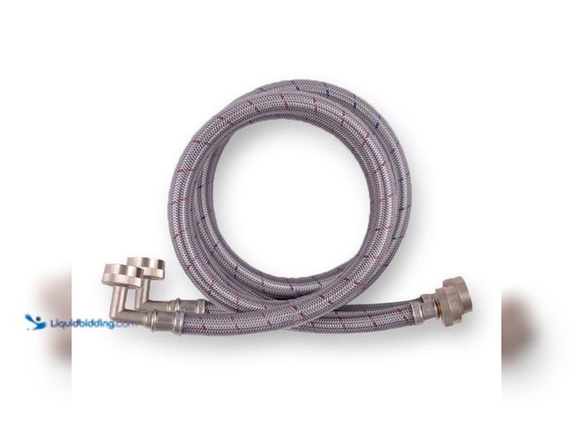 Lot 49-5405871 - Everbilt
4 ft. Universal Stainless Steel Washing Machine Hose with Elbow (2-Pack) New