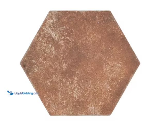 Lot 49-1628065 - Approx. (9) Sq.Ft. of Ivy Hill Tile Hayes Marron 7.87 in. x 9.44 in. Matte Porcelain Floor and Wall ...