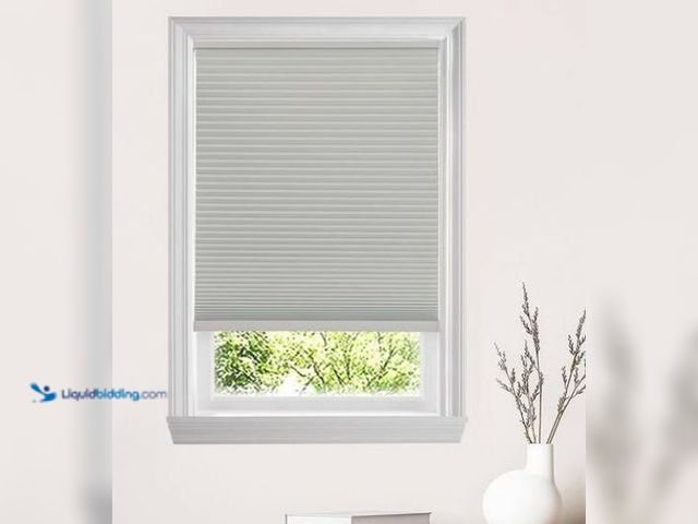 Lot 49-3614822 - Home Decorators Collection Pewter Cordless Blackout Cellular Shades for Windows - 51.5 in. W x 48 in...