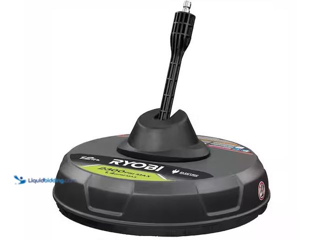 Lot 49-1548057 - RYOBI 12 in. 2,300 PSI Electric Pressure Washers Surface Cleaner Model # RY31012, Slightly Used  Ref...