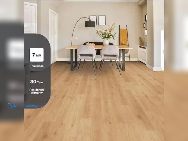 Lot 49-1624754 - Approx (260) sq ft of TrafficMaster Rockwood Oak 7 mm T x 7.64 in. W Laminate Wood Flooring (24.17 s...