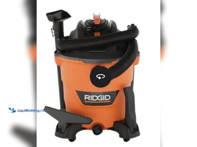 Lot 49-3539761 - RIDGID
12 Gal. 5.0 Peak HP NXT Shop Vacuum Wet Dry Vac with General Debris Filter, Locking Hose and...