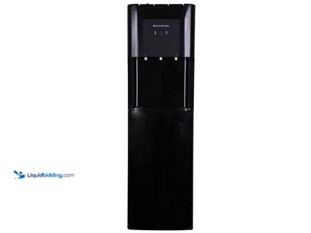 Lot 49-2004239 - Glacier Bay Black Bottom Load Water Dispenser, Model # LY633, unused, powers on.   Ref#SB0724
