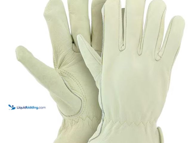 Lot 49-1568431 - Lot of (2) Large Grain Cowhide Water Resistant Leather Work Glove 2-Pack Model # PRO86009-L2P, Unuse...