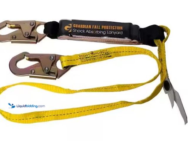 Lot 49-5478646 - Guardian Fall Protection
6 ft. Shock Absorbing Lanyard Internet # 202887586
Model # 01220
Store S...