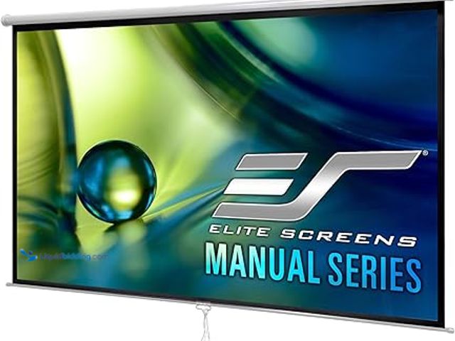 Lot 49-5448250 - Elite Screens Manual Series, 150-INCH 16:9, Pull Down Manual Projector Screen with AUTO LOCK, Movie ...