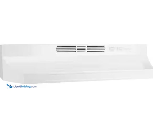 Lot 49-3614024 - Broan-NuTone RL6200 Series 24 in. Ductless Under Cabinet Range Hood with Light in White, Model # RL6...