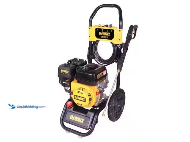 Lot 49-2005511 - DEWALT 3400 PSI 2.5 GPM Gas Pressure Washer with Maintenance-Free Pump, Heavy-Duty Commercial Cold W...