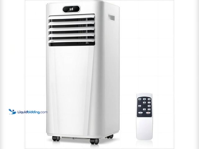 Lot 49-5512001 - COWSAR 10,000 BTU (6,000 BTU DOE) 115-Volt Quiet 54 dB Portable Air Conditioner for 300 sq. ft. Room...