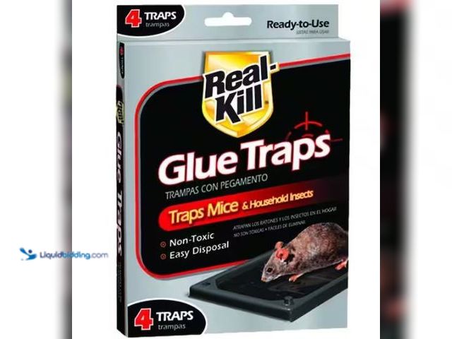 Lot 49-1549315 - (6) Real-Kill Mouse Glue Traps Non-Toxic, Model # HG-10095-4, New, (6 boxes of 4).  Ref#AHDPA1023