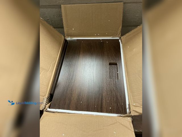 Lot 49-3529149 - Nightstand with Outlet,Modern Bedside Table with Storage Drawer and Open Wood Shelf, for Living Room...