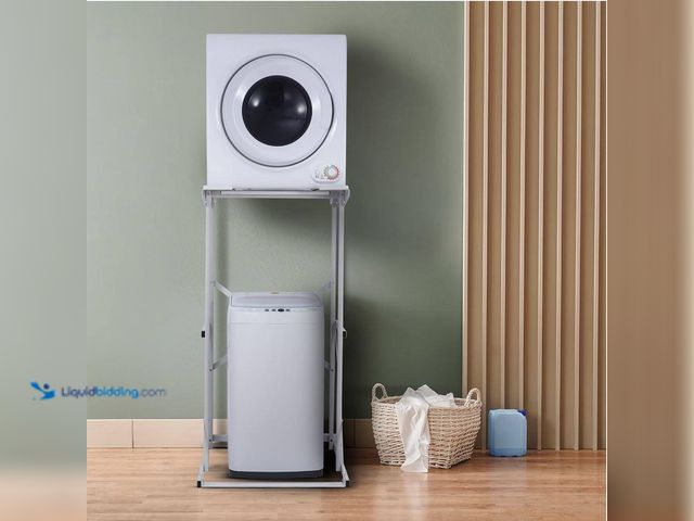 Lot 49-3637839 - Black + Decker Compact Washer / Dryer Stand, Model # BWDS, New.   Ref#PA0911