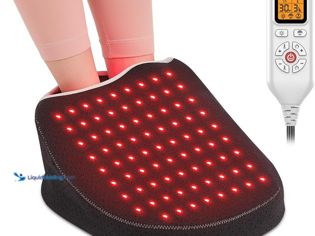 Lot 49-5406943 - AOBOCO Infrared & Red Light Therapy Slippers - 240PCS LED Foot Pain Relief Deeper Therapy Device for...
