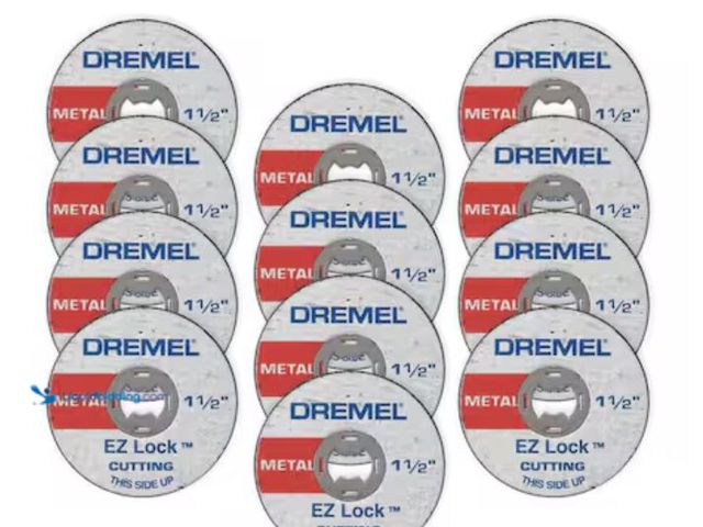Lot 49-2006463 - (12-Pack) Dremel EZ Lock 1-1/2 in. Rotary Tool Metal Cut-Off Wheels for Metal, Model # EZ456B, Unuse...