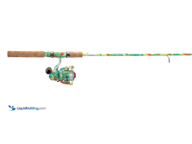 Lot 49-2021808 - ProFISHiency Krazy 2.0 7ft  Medium Light Fiberglass Spinning Fishing Combo, Model# 1086984031, Used....