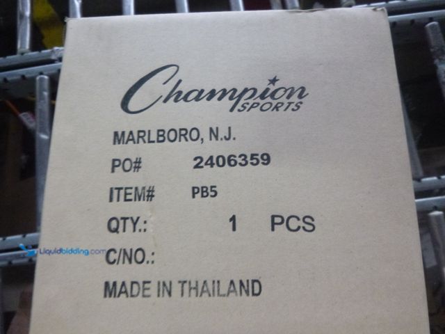 Lot 49-1514379 - Champion Sports PB5 Plastic Rubberized Bowling Ball, 5 Pound Model #B002LAPGME, Unused  Ref#LBREL