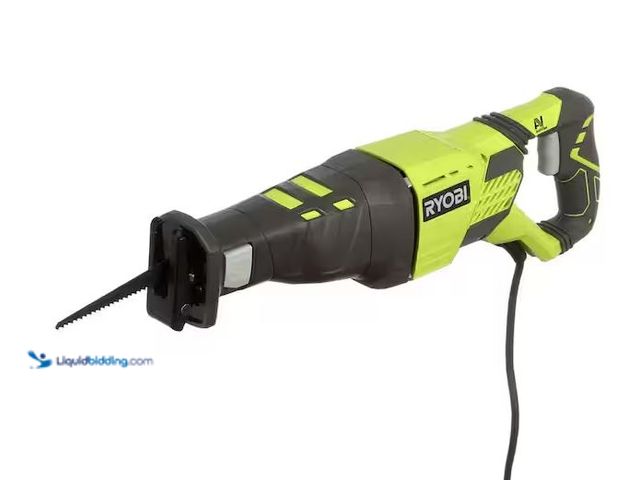 Lot 49-1556663 - RYOBI 12 Amp Corded Reciprocating Saw Model # RJ186V, Unused  Ref#SSB1201