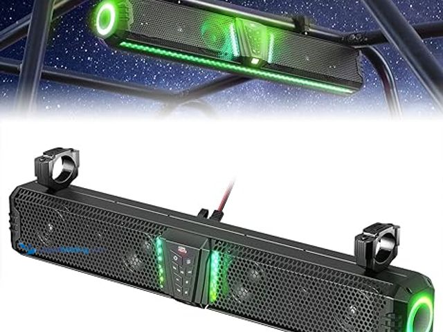 Lot 49-3462976 - KEMIMOTO Midnight 80 32-inch UTV Sound Bar Waterproof IP66 Music Sync Multicolor Light Wireless Soun...