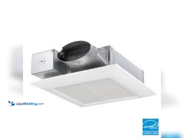 Lot 49-5485437 - Panasonic WhisperValue DC Pick-A-Flow 50, 80 or 100 CFM Ceiling or Wall Low Profile Housing Depth En...