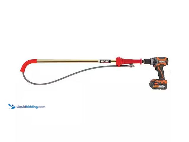 Lot 49-1576838 - RIDGID K-6P Hybrid Toilet Snake Auger, Cable Extends to 6 ft. with Integrated Bulb Head (Manual or C...