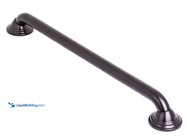 Lot 49-3631254 - Lot of (1) Utopia Alley Decorative Shower Safety Grab Bar, Oil Rubbed Bronze, 24", Model # GB24RB, a...