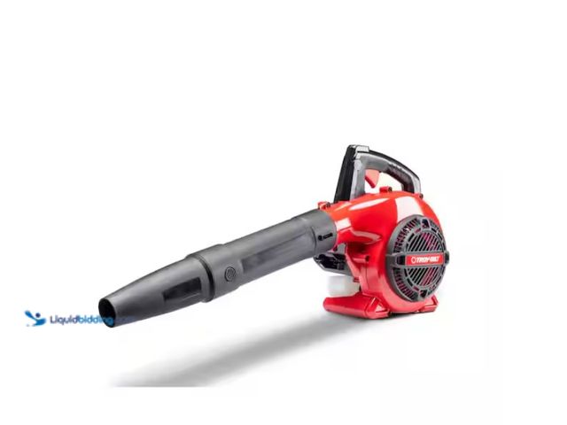 Lot 49-1563535 - Troy-Bilt 180 MPH 400 CFM 2-Cycle 25 cc Gas Handheld Leaf Blower, Model # TB400, slightly used, unab...