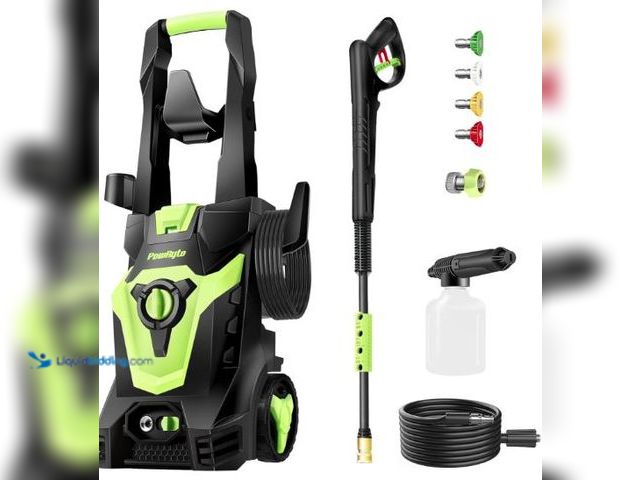 Lot 49-5436627 - Pressure Washer, Foam Cannon, 4 Different Pressure Tips, Power Washer for Cars/Fences/Driveways/Home...