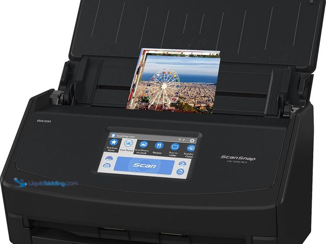 Lot 49-3514429 - ScanSnap iX1600 Wireless or USB High-Speed Cloud Enabled Document, Photo & Receipt Scanner with Larg...