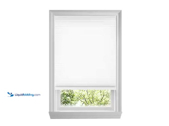 Lot 49-1575831 - Home Decorators Collection Snow Drift Cordless Light Filtering Cellular Shades for Windows - 72 in W...