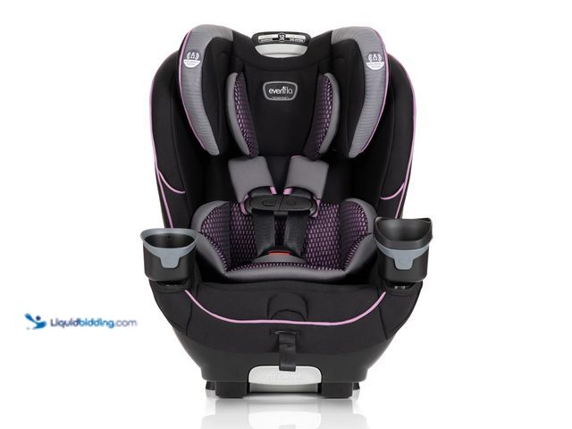 Lot 49-5552901 - Evenflo EveryFit 4-in-1 Convertible Car Seat. B0828M8G61. Manufacture Date 04/15/25. Unused with att...