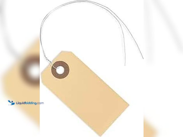 Lot 49-5541375 - Office Depot® Brand Prewired Manila Shipping Tags, 8" x 4", Manila, Case Of 500 Unused