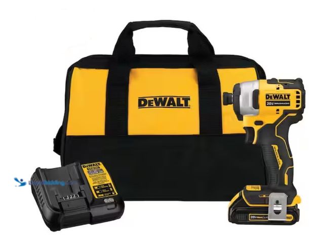 Lot 49-1547828 - DEWALT
ATOMIC 20V MAX Cordless Brushless Compact 1/4 in. Impact Driver, (1) 20V 2Ah Battery, Charge...